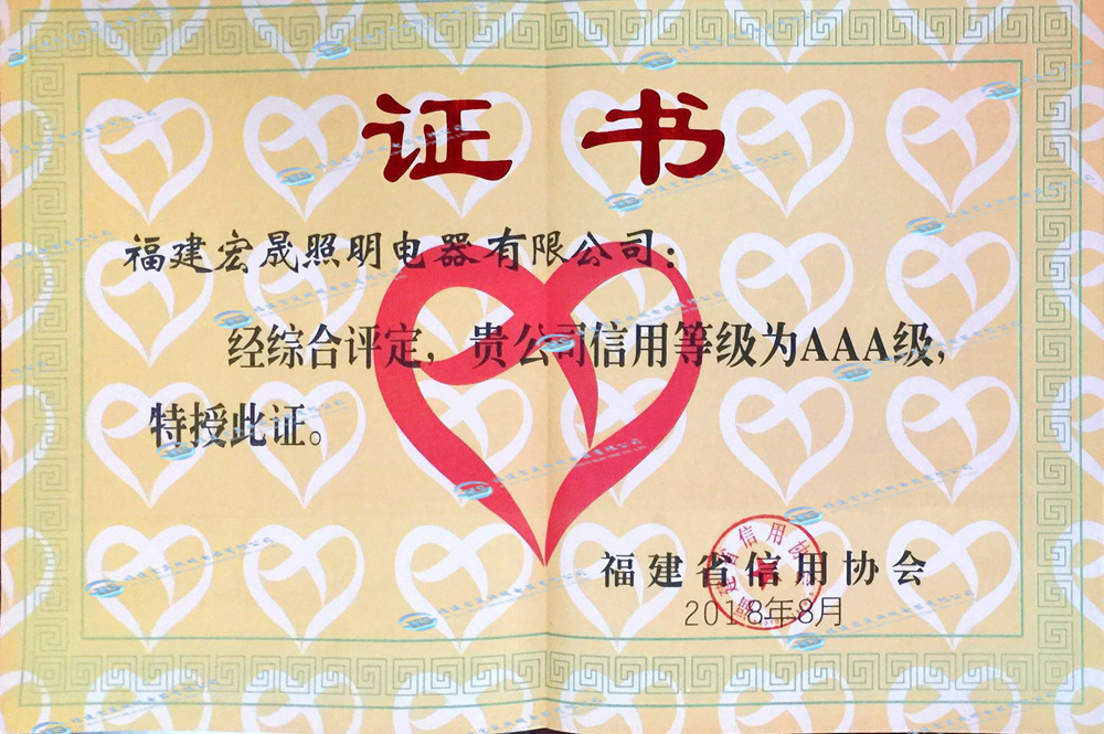 2018-宏晟信用證書